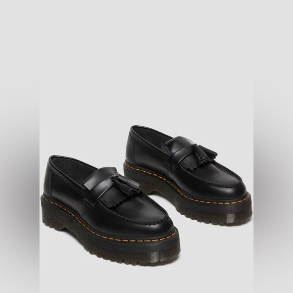Dr. Martens Black Tassel Loafers - Picture 1 of 8